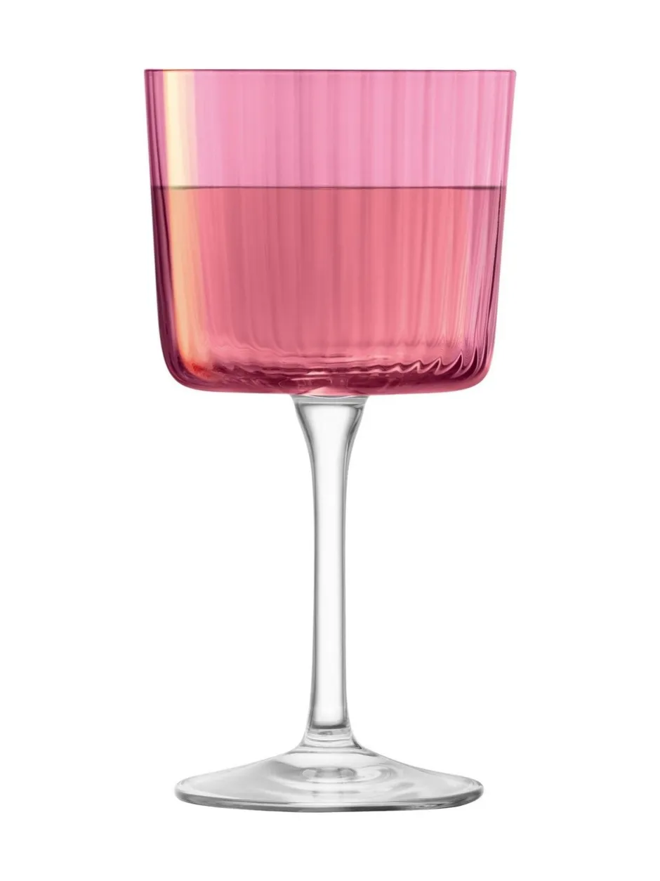 Glas*LSA International Gems Assorted Set van 250ml wijnglazen Granaat