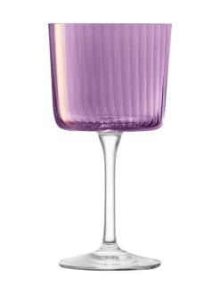 Glas*LSA International Gems Assorted Set van 250ml wijnglazen Granaat