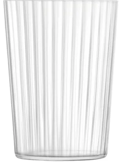 Glas|LSA International Gio Line Tumbler 560ml Set van 4