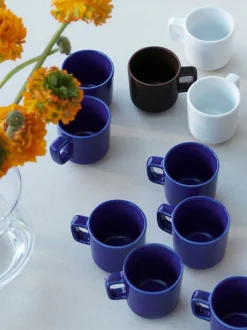 Mokken En Koppen|LSA International Set of 2 Collective Espresso Cups 75ml Kobaltblauw