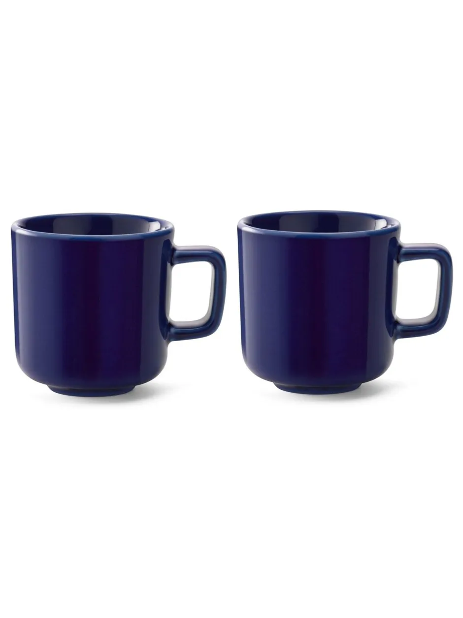 Mokken En Koppen|LSA International Set of 2 Collective Espresso Cups 75ml Kobaltblauw