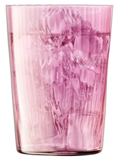 Glas*LSA International set van 4 Gems drinkglazen 560ml Granaat