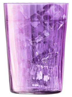 Glas*LSA International set van 4 Gems drinkglazen 560ml Granaat
