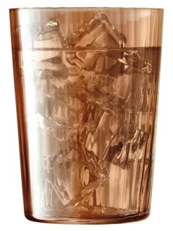Glas*LSA International set van 4 Gems drinkglazen 560ml Amber en Oranje