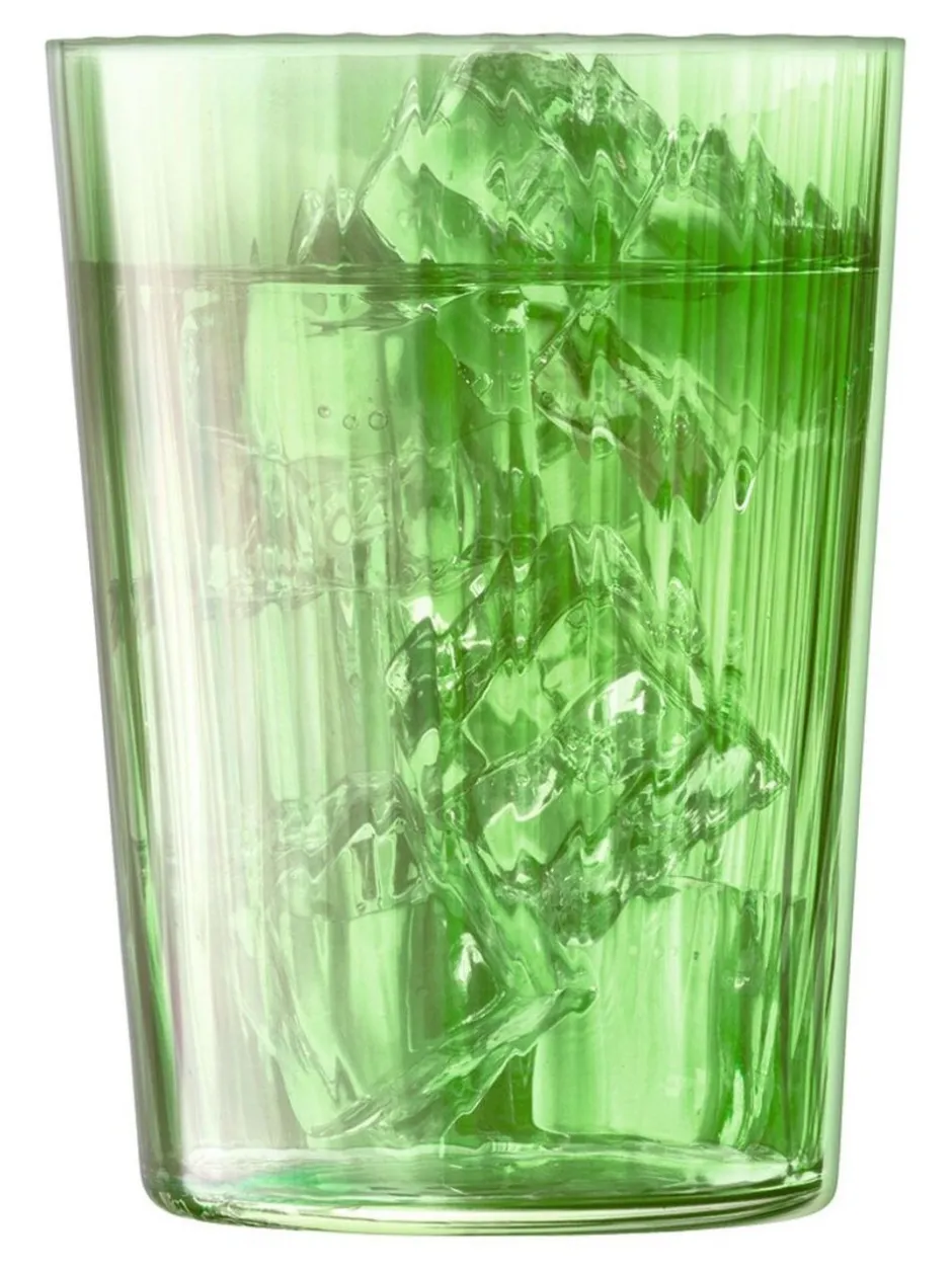 Glas|LSA International set van 4 Gems drinkglazen 560ml Jade