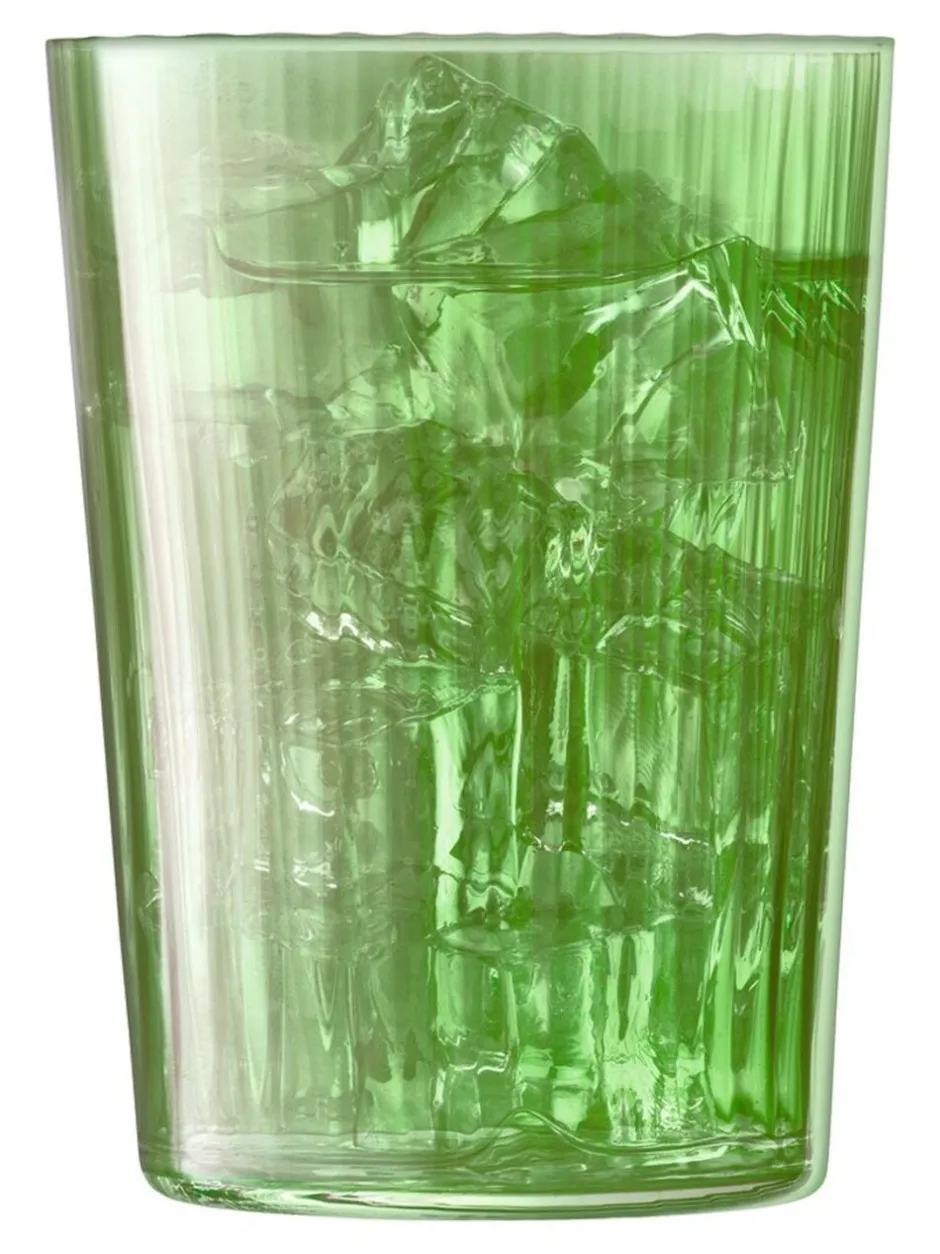 Glas|LSA International set van 4 Gems drinkglazen 560ml Jade