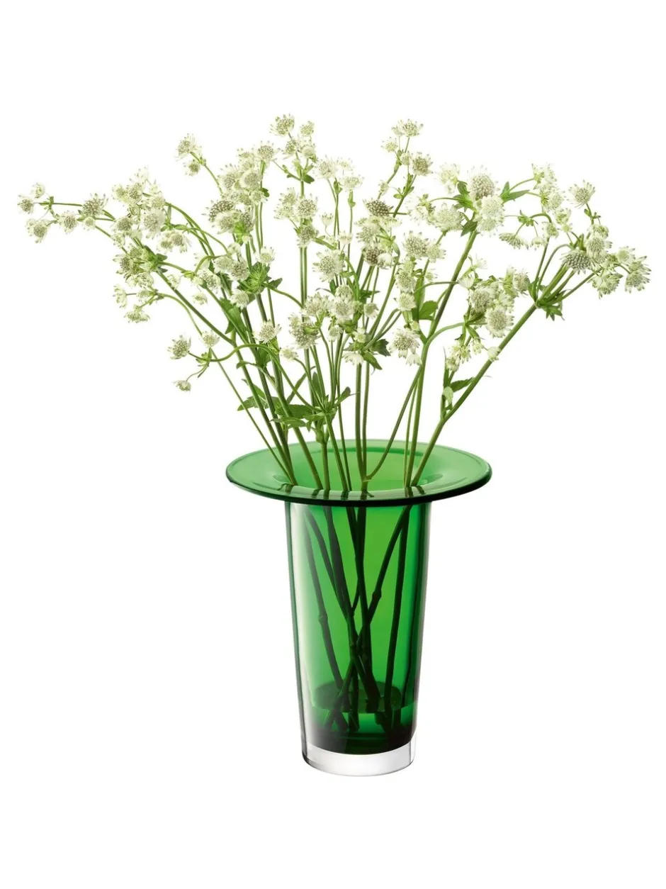 Vazen*LSA International Victoria lantaarnvaas H26cm Varengroen