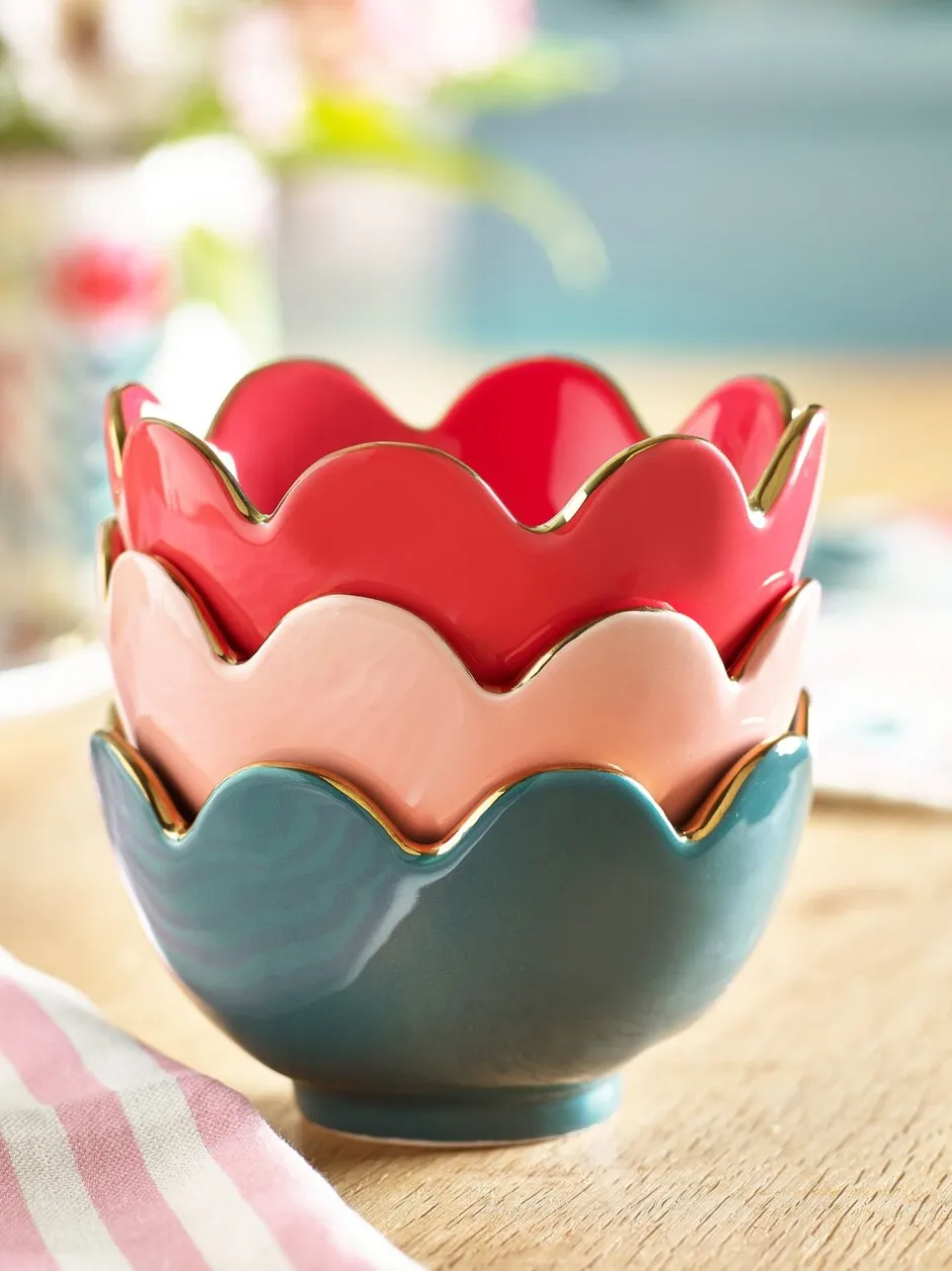 Eetservies En Pastaschalen*Lucy Tiffney - Set van 3 dipschaaltjes