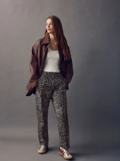 Jeans|Next - Enkel Rechte Pijpen Timmermans Jeans Luipaard