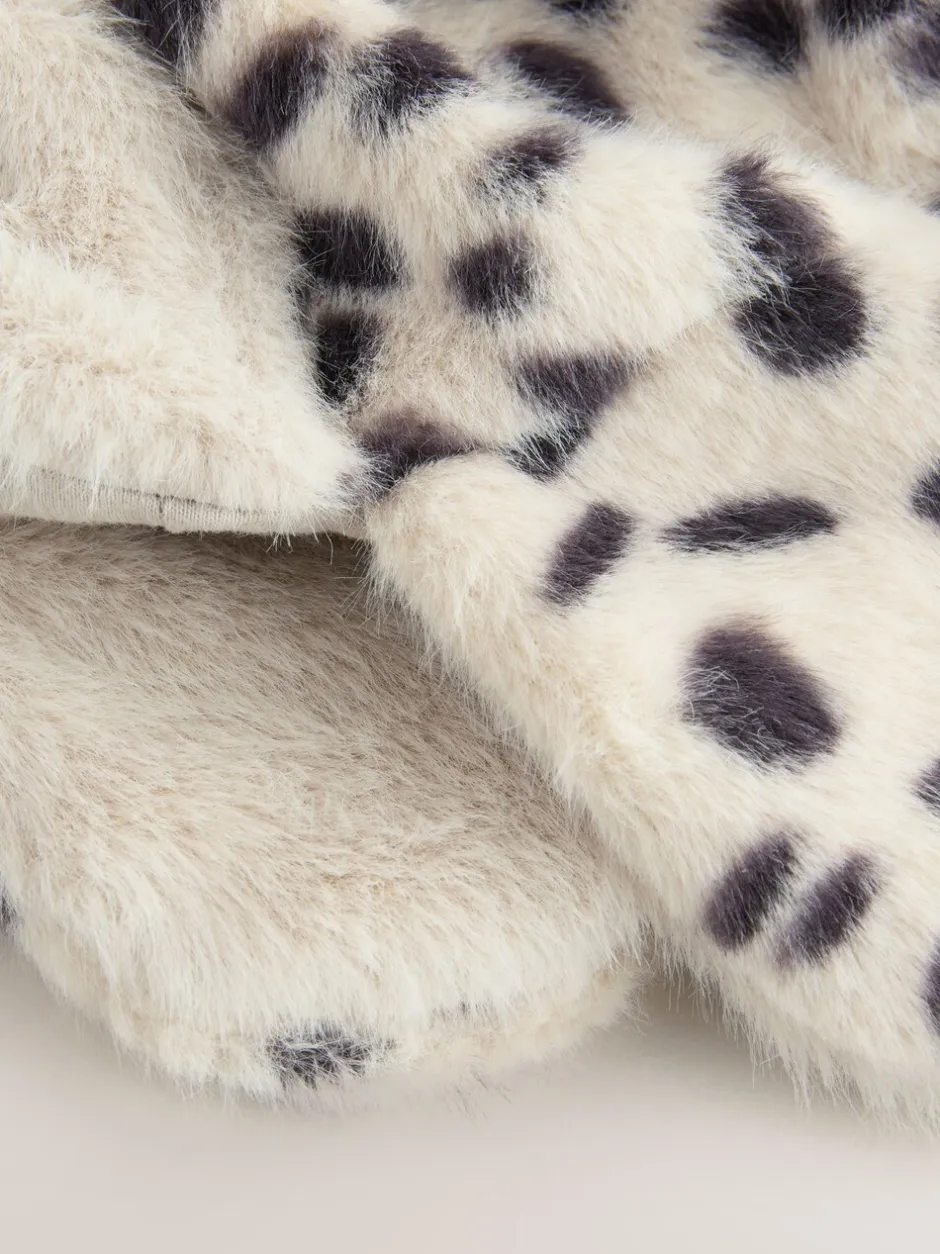 Mutsjes En Antikrabwantjes|Mutsen, Handschoenen En Sjaals*Next Luipaard-imitatiebont met oren - Baby pilotenmuts (0mnd -2jr)