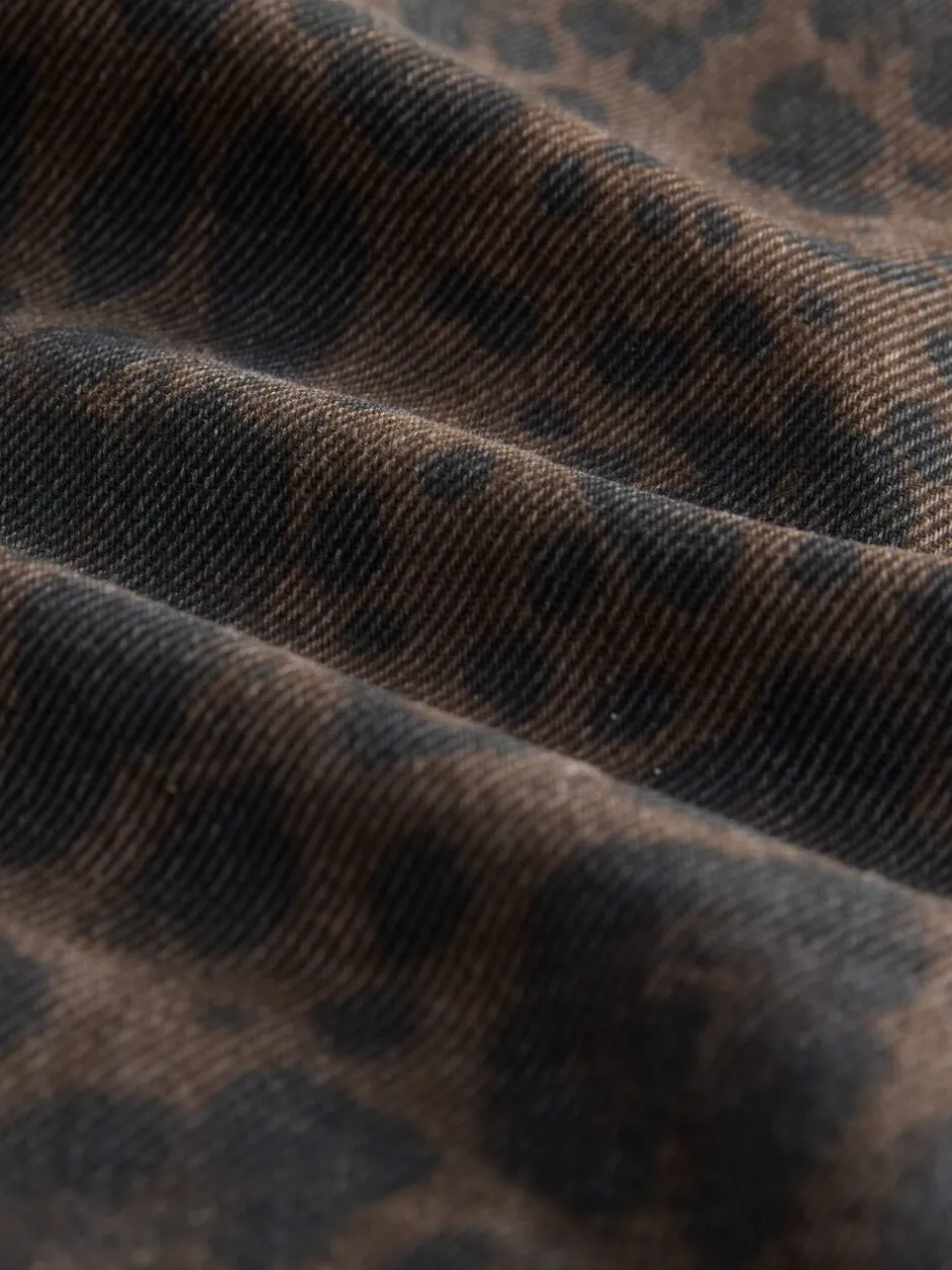 Jeans*Next Luipaardprint - Jeans met wijde pijpen
