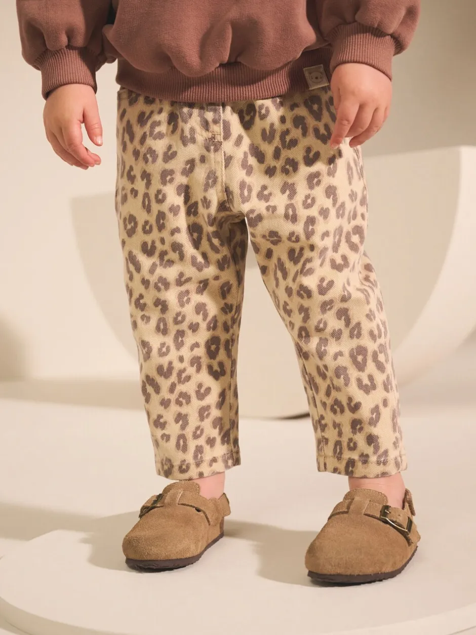 Jeans|Next - Mom jeans (3 mnd-7 jr) Luipaardprint