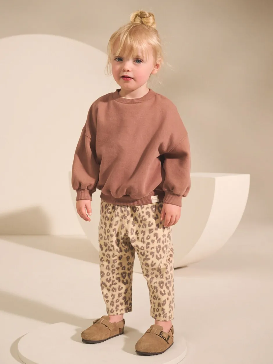 Jeans|Next - Mom jeans (3 mnd-7 jr) Luipaardprint