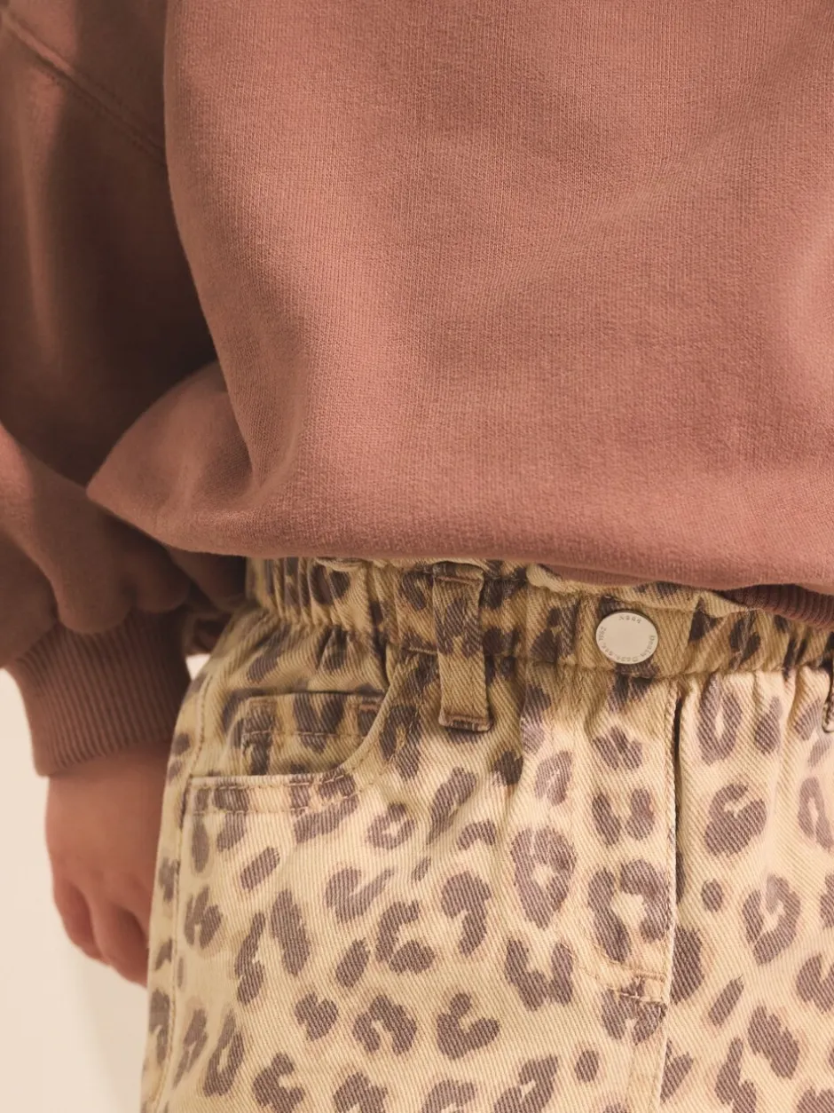Jeans|Next - Mom jeans (3 mnd-7 jr) Luipaardprint