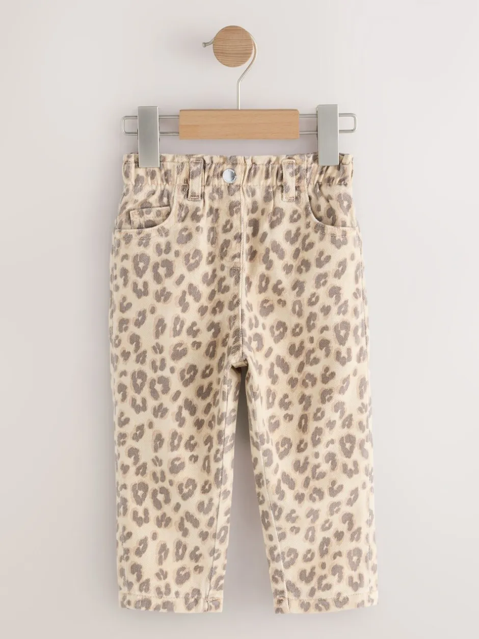 Jeans|Next - Mom jeans (3 mnd-7 jr) Luipaardprint