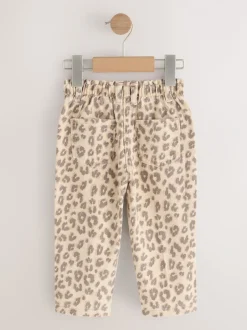 Jeans|Next - Mom jeans (3 mnd-7 jr) Luipaardprint