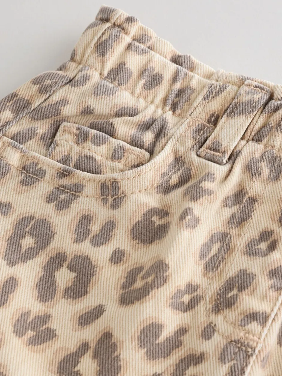 Jeans|Next - Mom jeans (3 mnd-7 jr) Luipaardprint