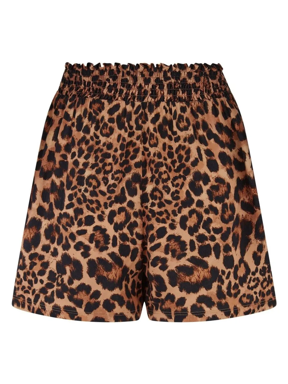 Shorts*Pour Moi - Viscose Beach Shorts Luipaardprint