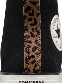 Sneakers|Converse - Chuck Taylor Suede All Over High Trainers Luipaardprint zwart