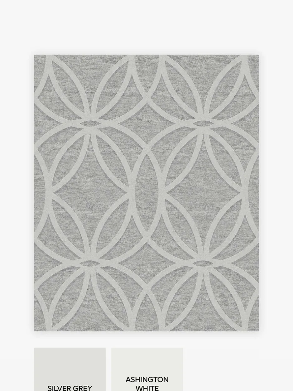 Behang|Next Luxe geometrisch behang van 10 m Grijs