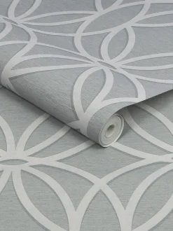 Behang|Next Luxe geometrisch behang van 10 m Grijs