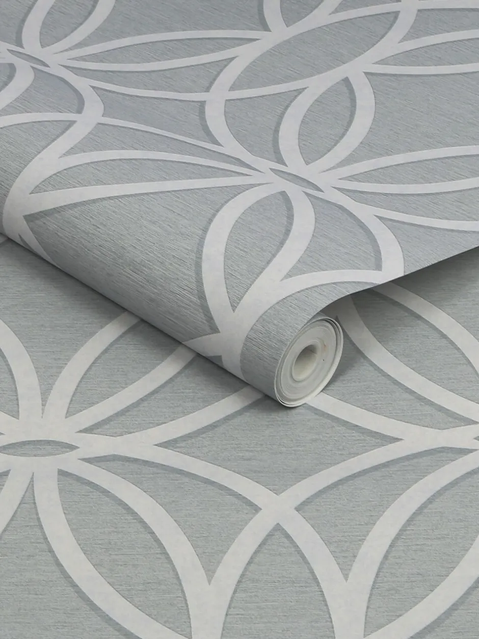 Behang|Next Luxe geometrisch behang van 10 m Grijs