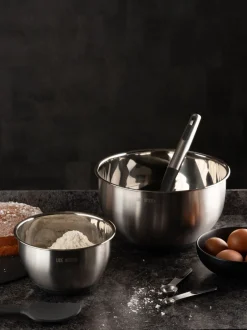Keukenaccessoires|Luxe Set of 2 Stainless Steel Mixing Bowls