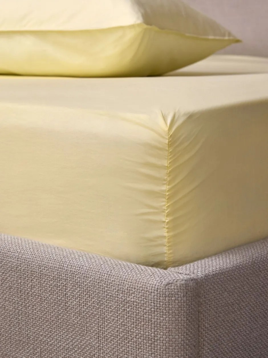 Beddenlakens En Kussenslopen|MADE.COM Cosy gewassen katoenen extra diep hoeslaken