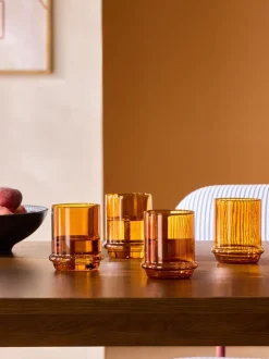 Glas*MADE.COM Set van 4 Theon Glazen