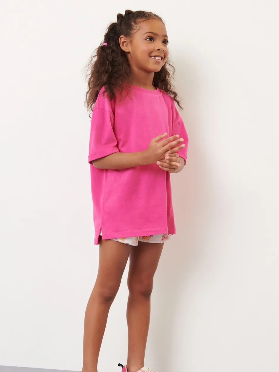 T-Shirts|Next - Oversized T-shirt (3-16 jr) Magenta-roze