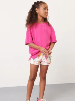 T-Shirts|Next - Oversized T-shirt (3-16 jr) Magenta-roze