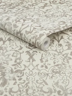 Behang*Next Majestic Damask 10M behang Natuurlijk
