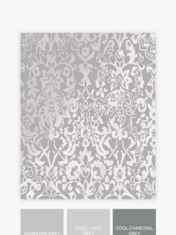 Behang*Next Majestic Damask 10M behang Grijs