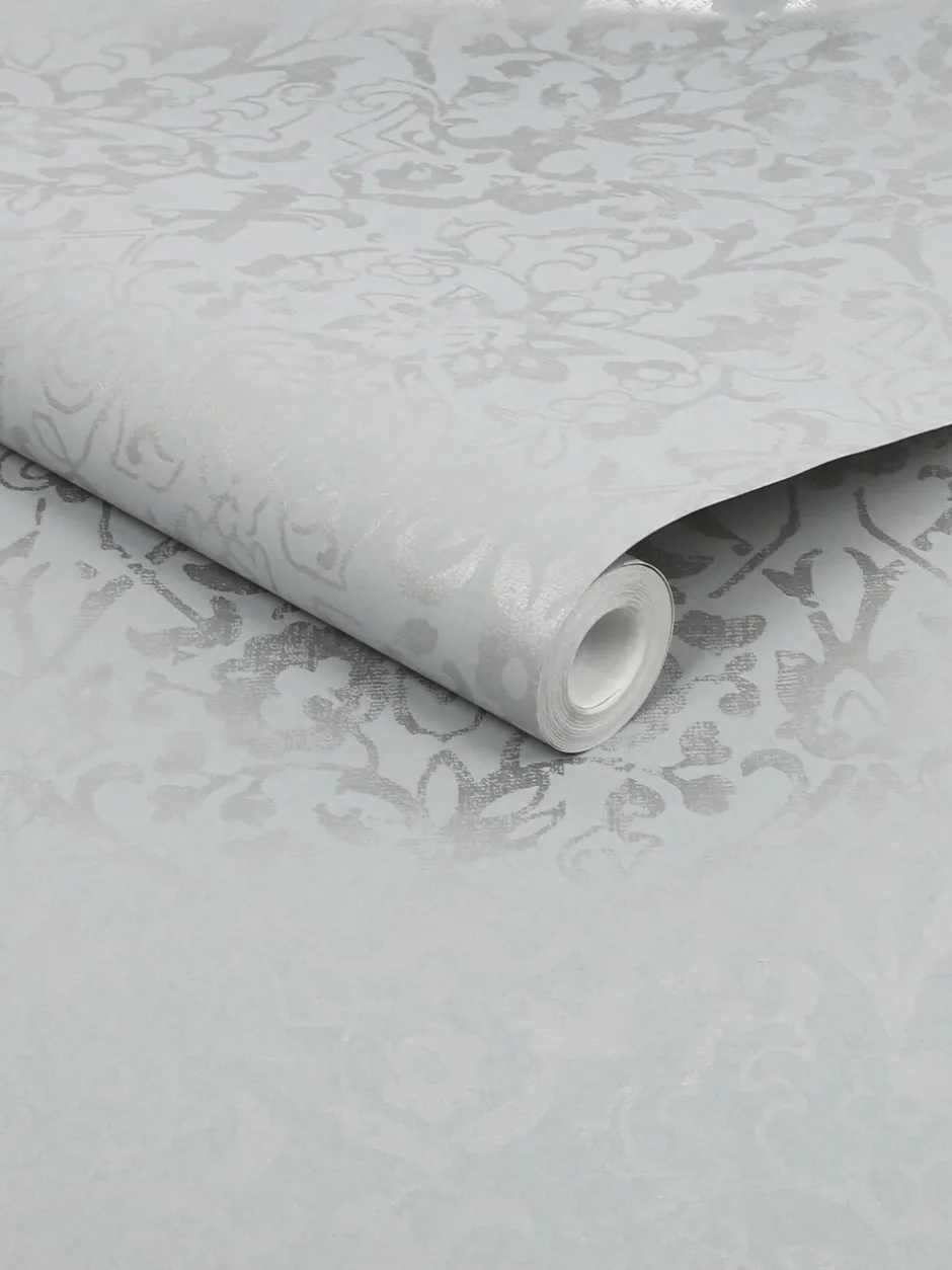 Behang*Next Majestic Damask 10M behang Grijs