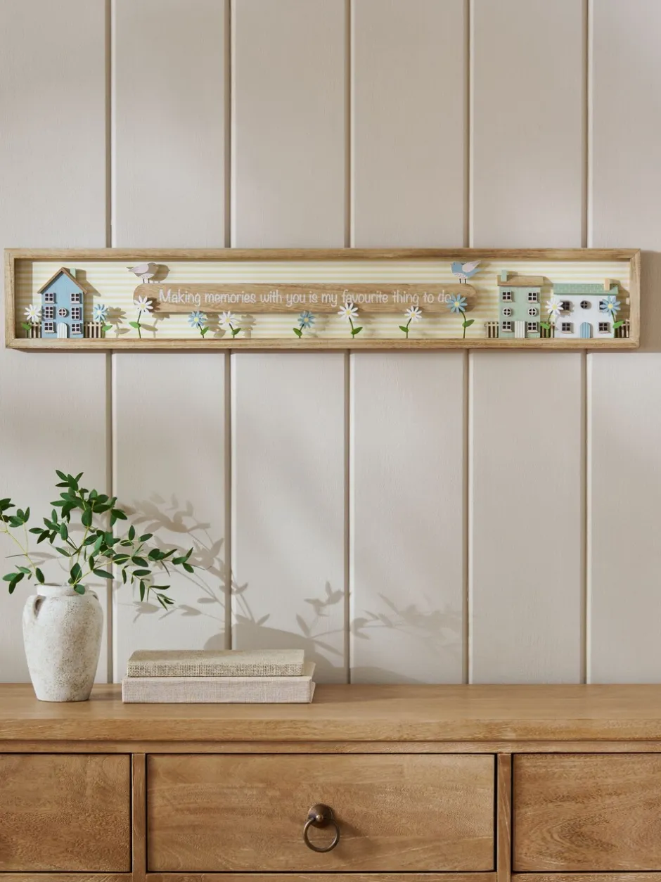 Canvassen En Kunst Voor Aan De Wand|Next Making Memories Floral Print House Scene Wall Art