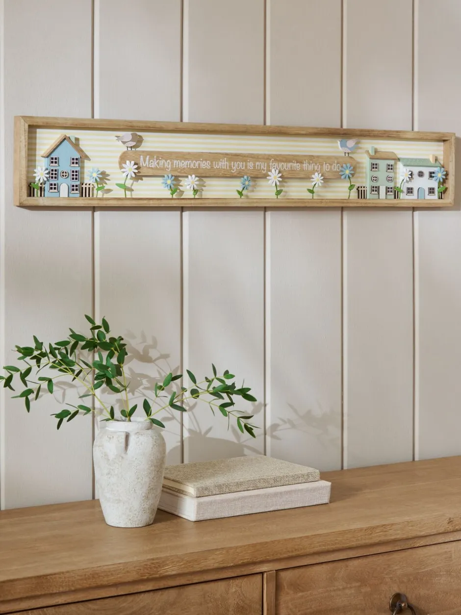 Canvassen En Kunst Voor Aan De Wand|Next Making Memories Floral Print House Scene Wall Art
