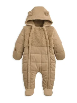 Jassen En Jacks*Mamas & Papas Gewatteerde Corduroy en Borg Kinderwagenpak met 3D Oren