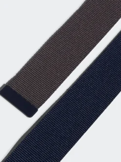 Riemen En Bretels*Adidas Golf - omkeerbare gevlochten riem Marineblauw