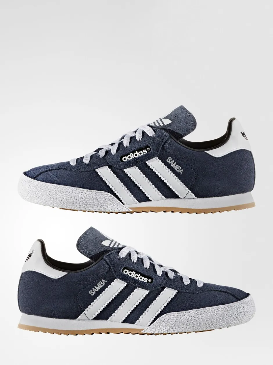 Sneakers|Sportkleding*adidas originals - samba suède sneakers Marineblauw