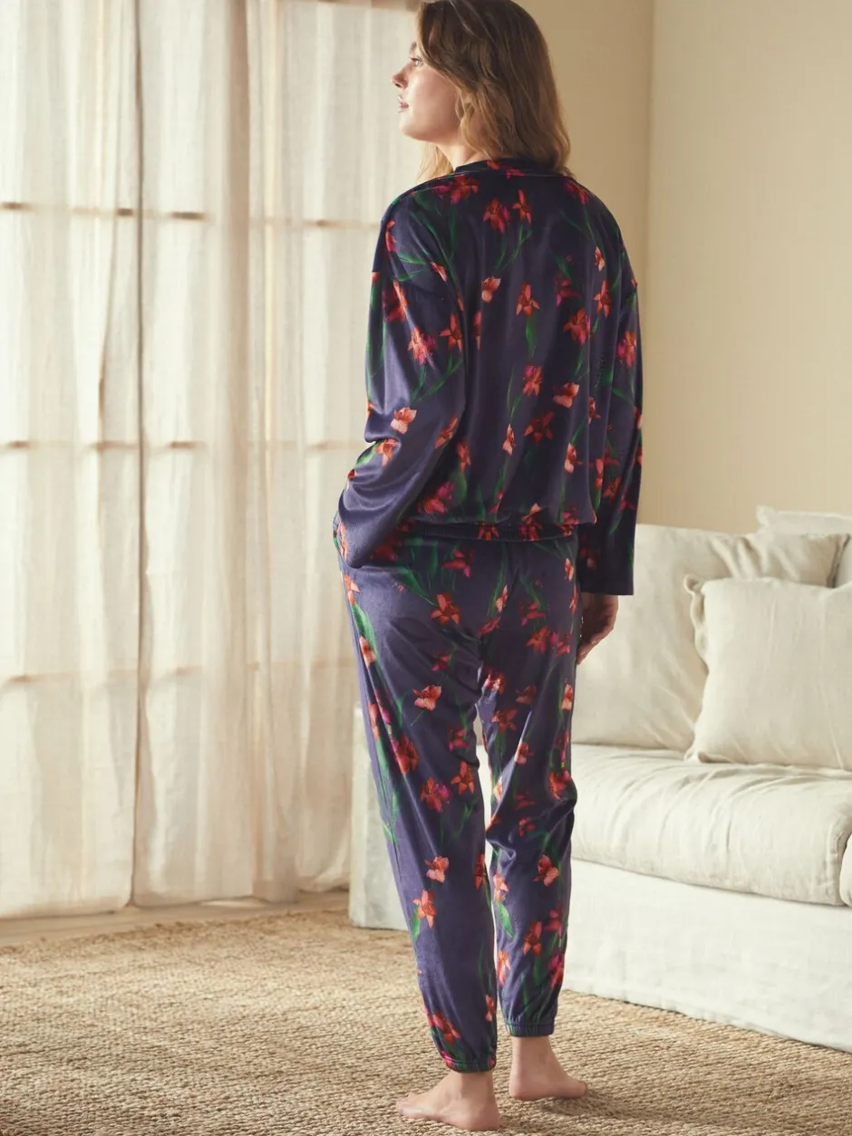 Loungewear|Alle Nacht- En Loungekleding*B by Ted Baker - Cosy Twosie Pyjamas Marineblauw