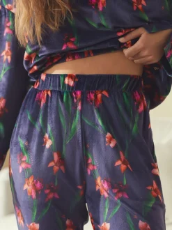 Loungewear|Alle Nacht- En Loungekleding*B by Ted Baker - Cosy Twosie Pyjamas Marineblauw