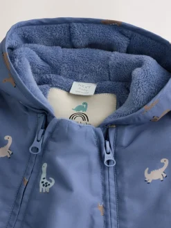 Jassen, Jacks En Kinderwagenpakjes|Jassen En Jacks*Next Marineblauw - Baby all-in-one van nylon met capuchon (0mnd -2jaar)