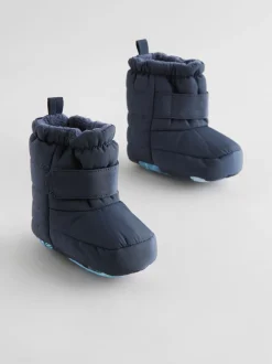 Boots*Next - Baby-sneeuwlaarzen met klittenbandsluiting (0-2mnd) Marineblauw