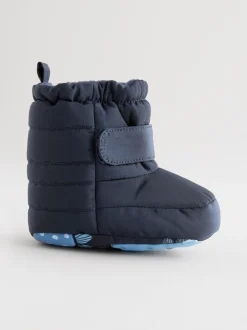 Boots*Next - Baby-sneeuwlaarzen met klittenbandsluiting (0-2mnd) Marineblauw