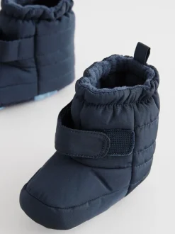 Boots*Next - Baby-sneeuwlaarzen met klittenbandsluiting (0-2mnd) Marineblauw