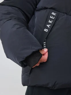 Jassen En Jacks|Schoolkleding|Baker by Ted Baker - Regenbestendig Gevoerd jack Marineblauw