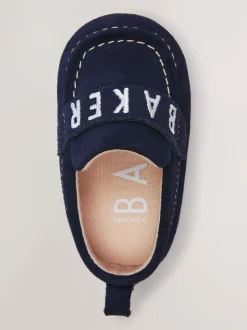 Babyschoenen*Baker by Ted Baker Marineblauw - - Padders loafers voor babyjongens