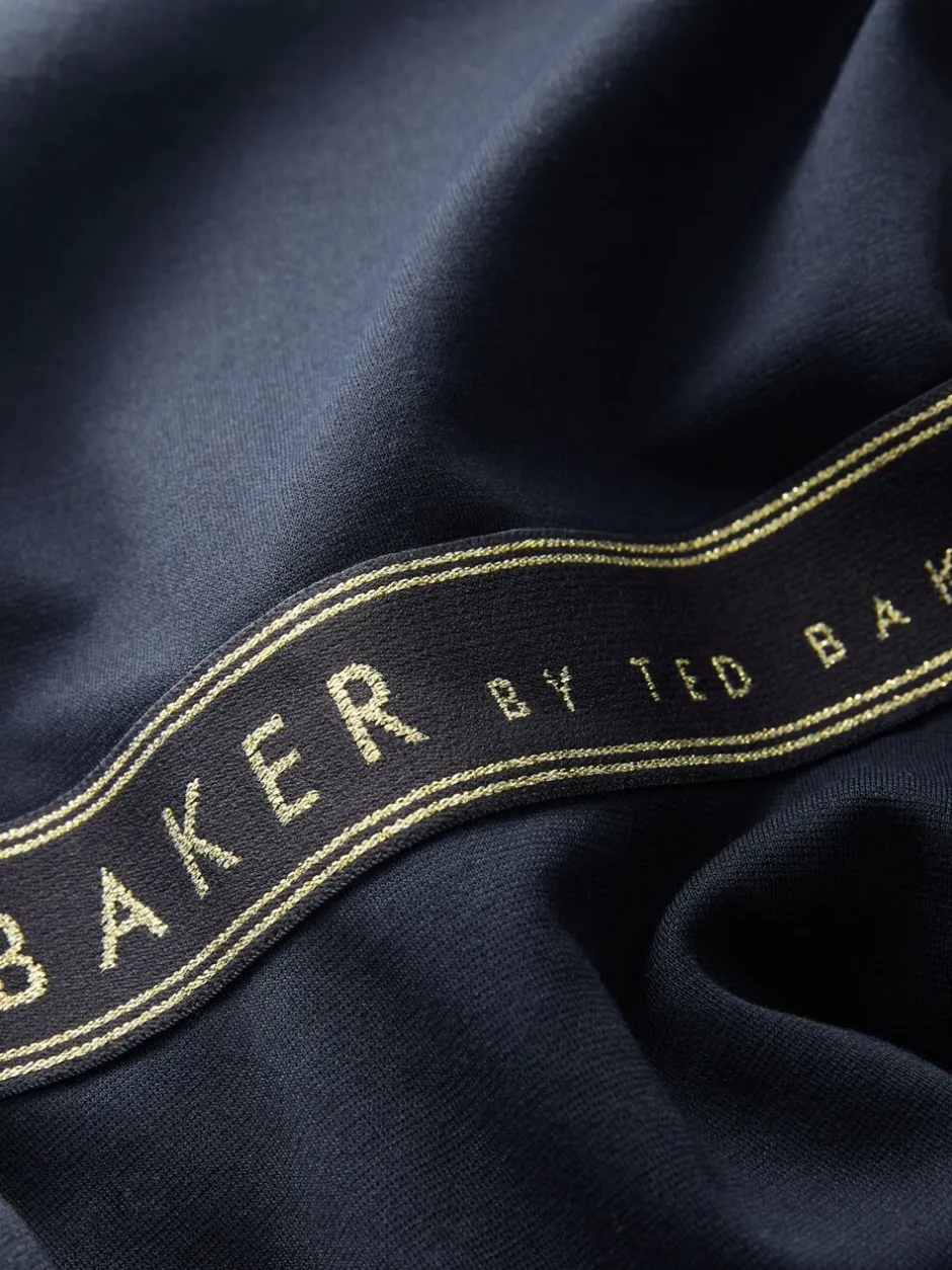 Gelegenheidskleding|Jurken|Baker by Ted Baker - - Ponté jurk Marineblauw