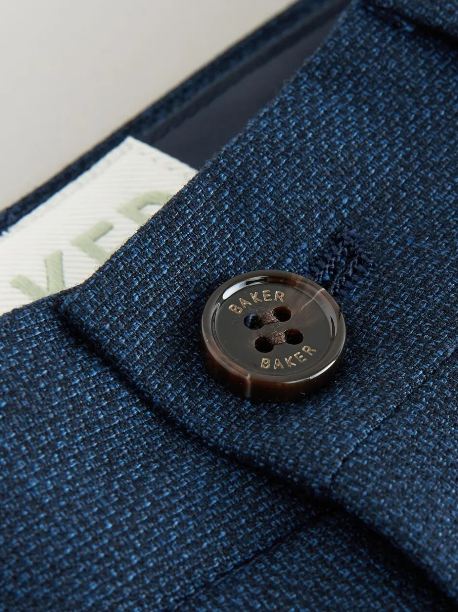 Kostuums En Herenvesten*Baker by Ted Baker Marineblauw - kostuumbroek