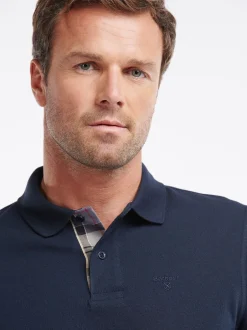 Poloshirts|Barbour - ® - Essential sport poloshirt met lange mouwen Marineblauw